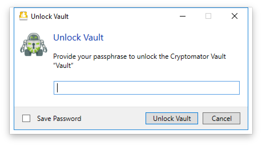 Mountain Duck Unlock Vault (Windows)